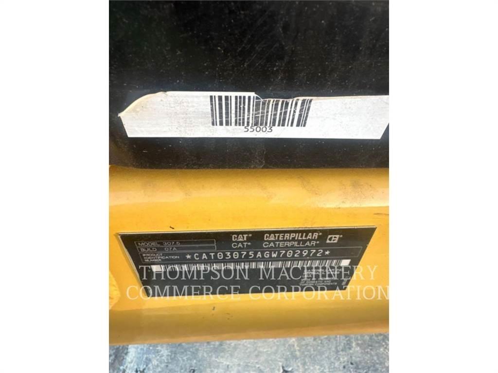 CAT 307.5-07 Escavadeiras de esteiras