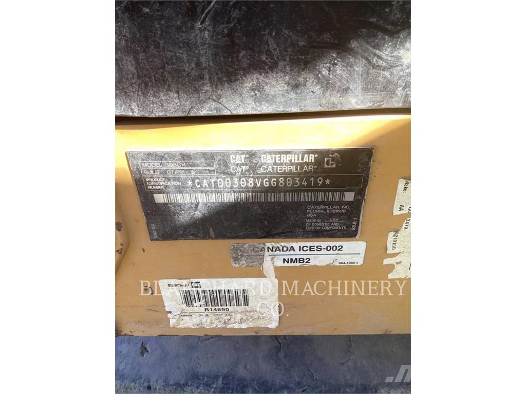 CAT 308CR Escavadeiras de esteiras