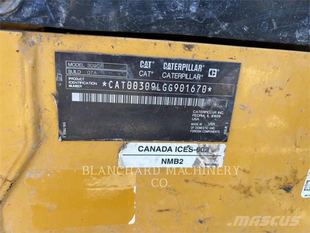 CAT 309CR Escavadeiras de esteiras