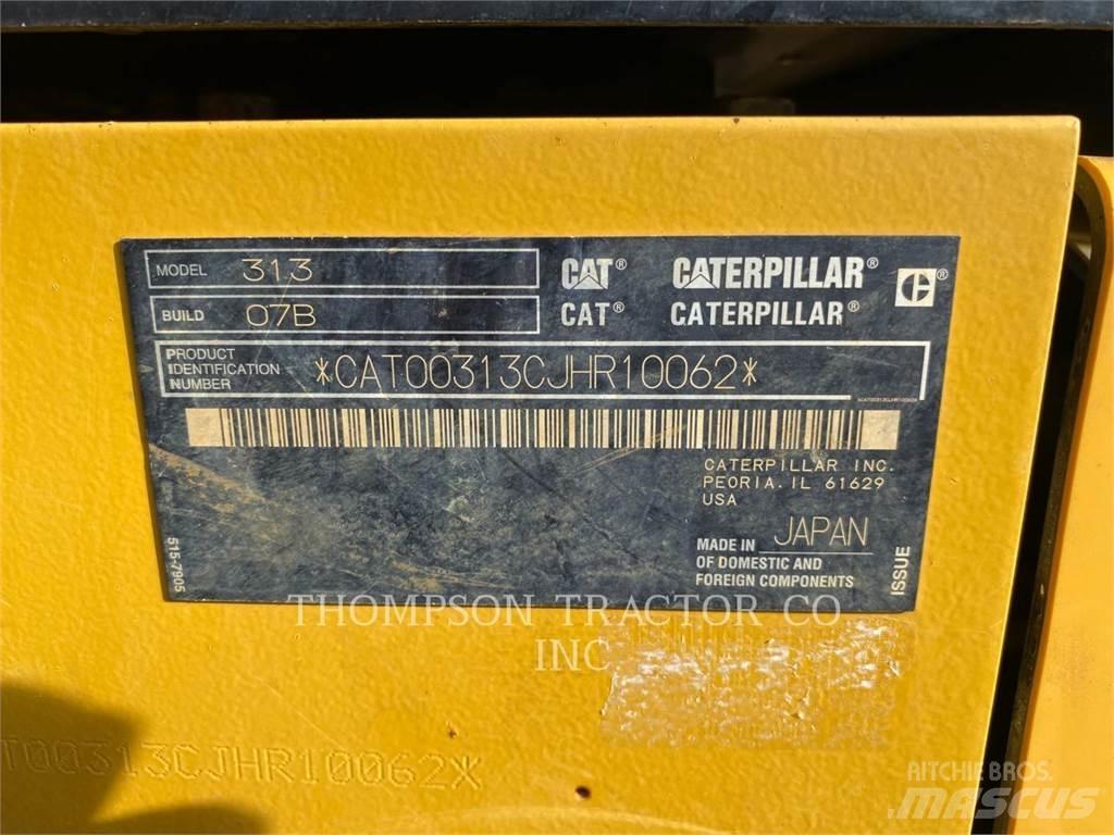 CAT 313 Escavadeiras de esteiras