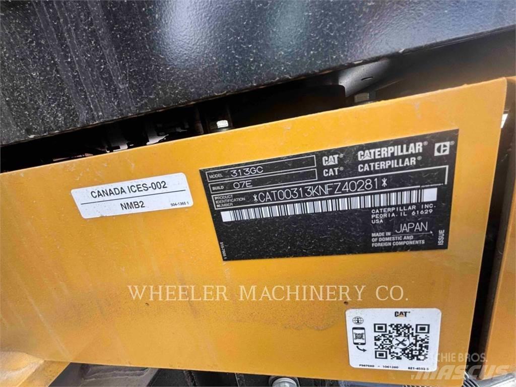 CAT 313 GC CF Escavadeiras de esteiras