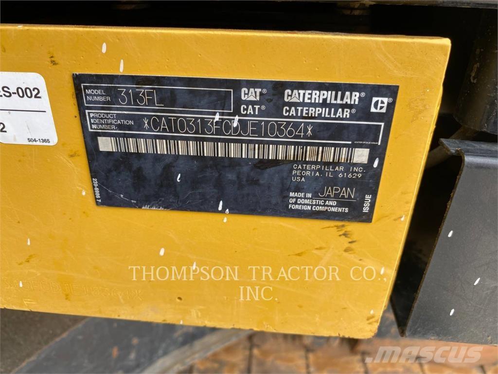 CAT 313FL Escavadeiras de esteiras