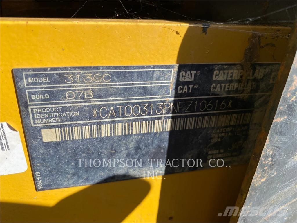 CAT 313GC Escavadeiras de esteiras