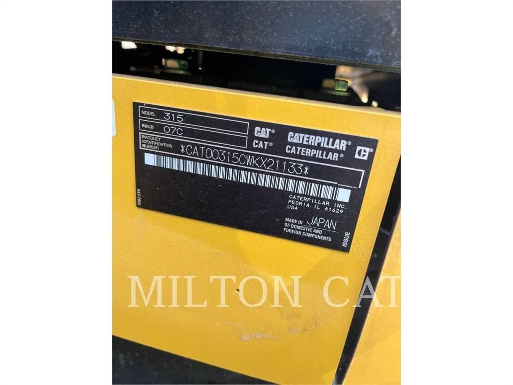 CAT 315 Escavadeiras de esteiras