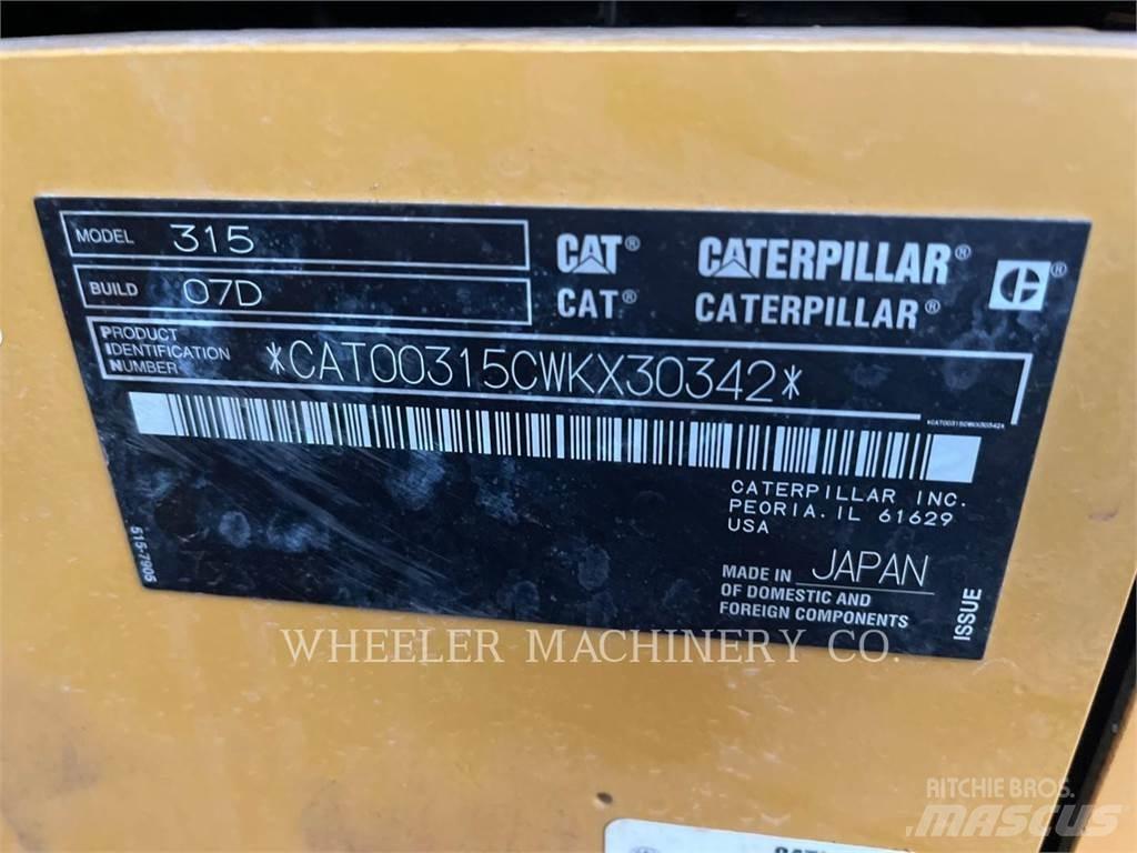 CAT 315 CF Escavadeiras de esteiras