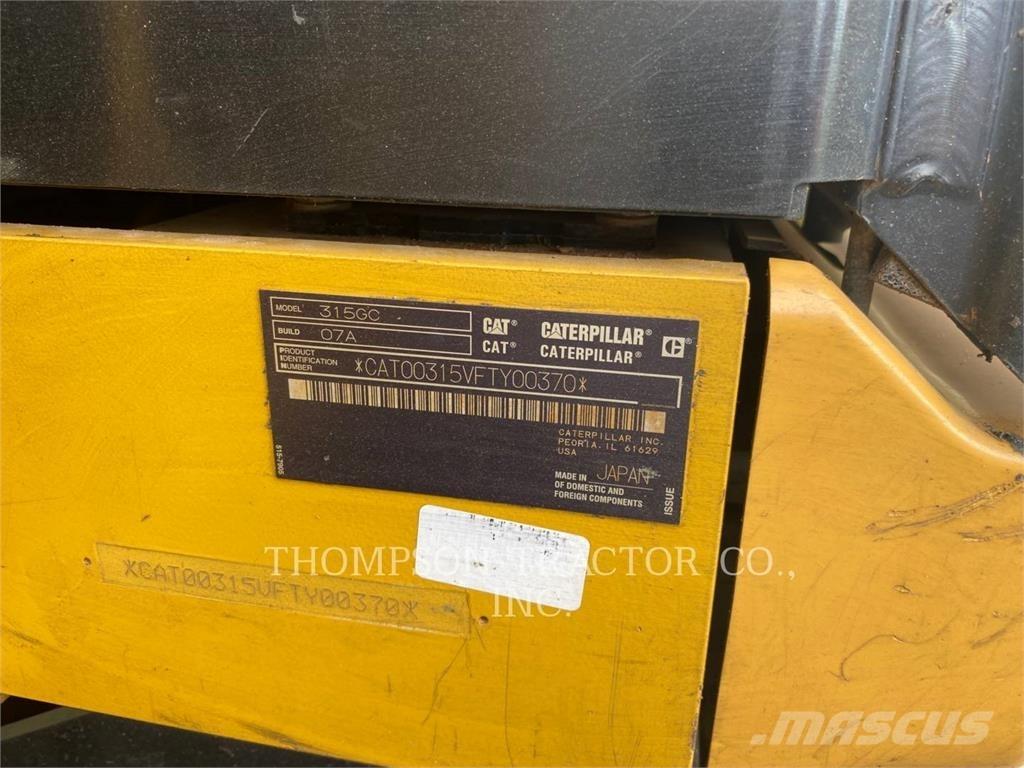 CAT 315GC Escavadeiras de esteiras