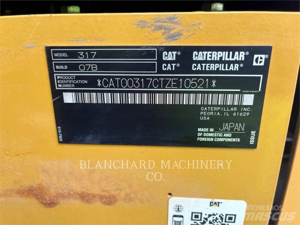 CAT 317 Escavadeiras de esteiras