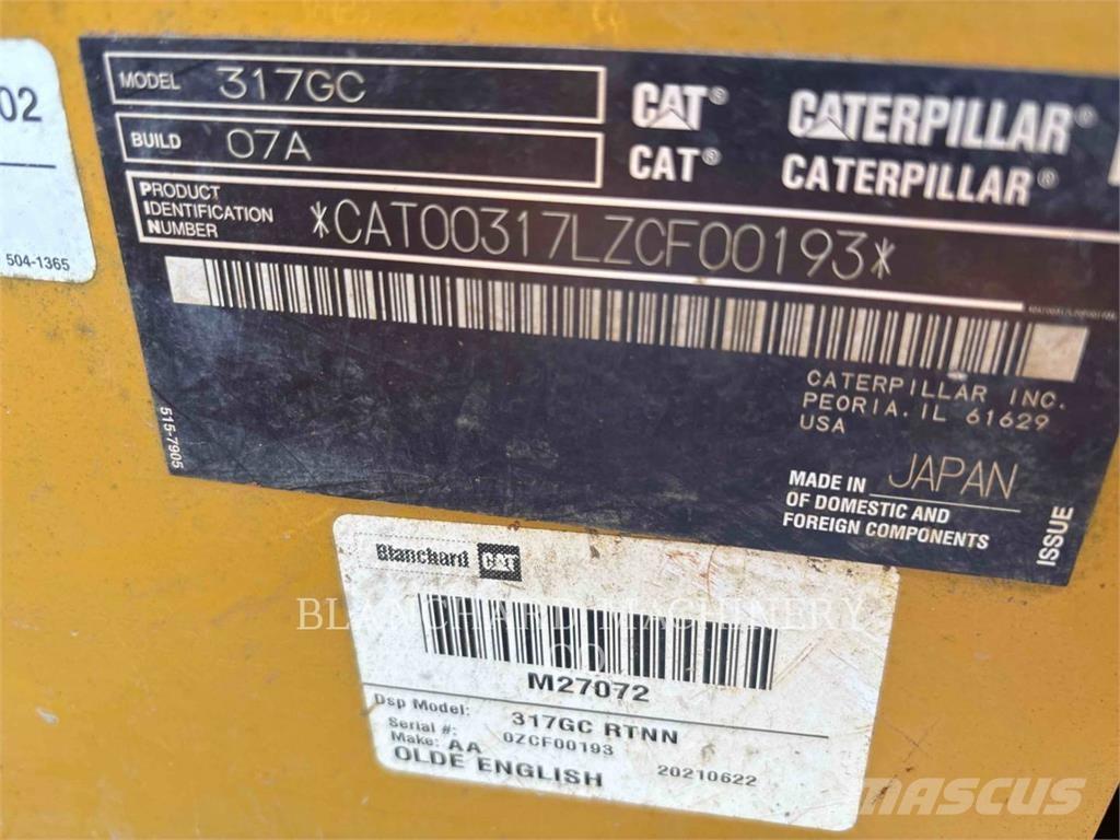 CAT 317 GC Escavadeiras de esteiras