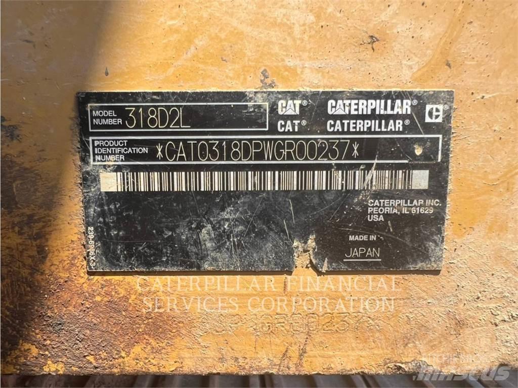 CAT 318D2L Escavadeiras de esteiras