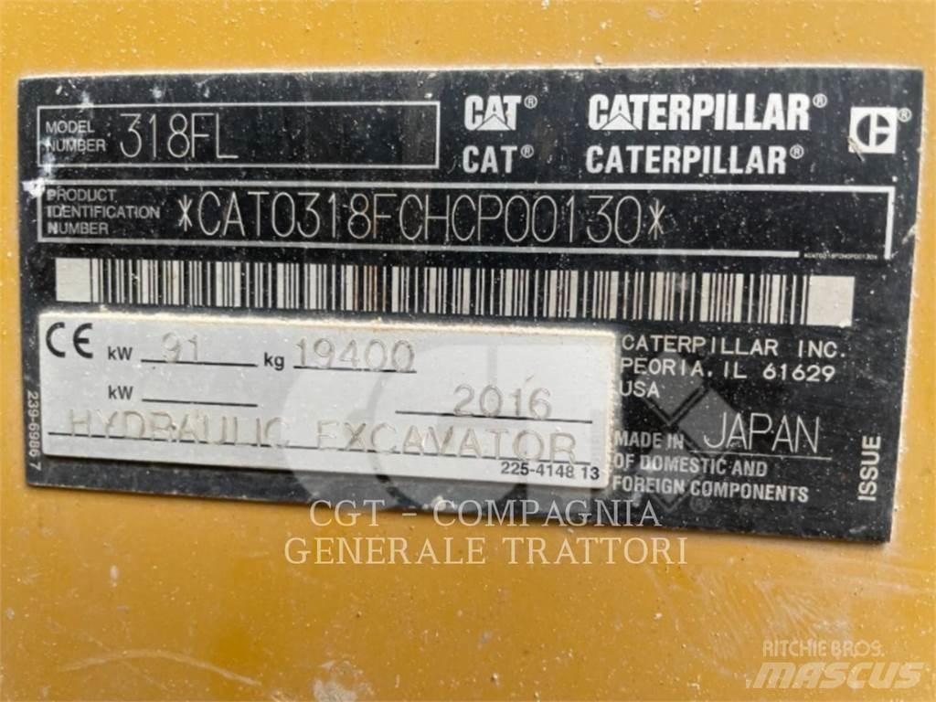CAT 318F Escavadeiras de esteiras