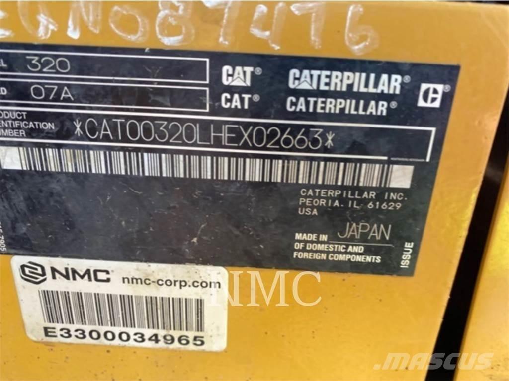 CAT 320 Escavadeiras de esteiras