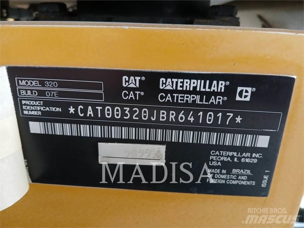CAT 320 Escavadeiras de esteiras