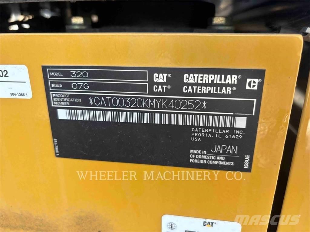 CAT 320 Escavadeiras de esteiras