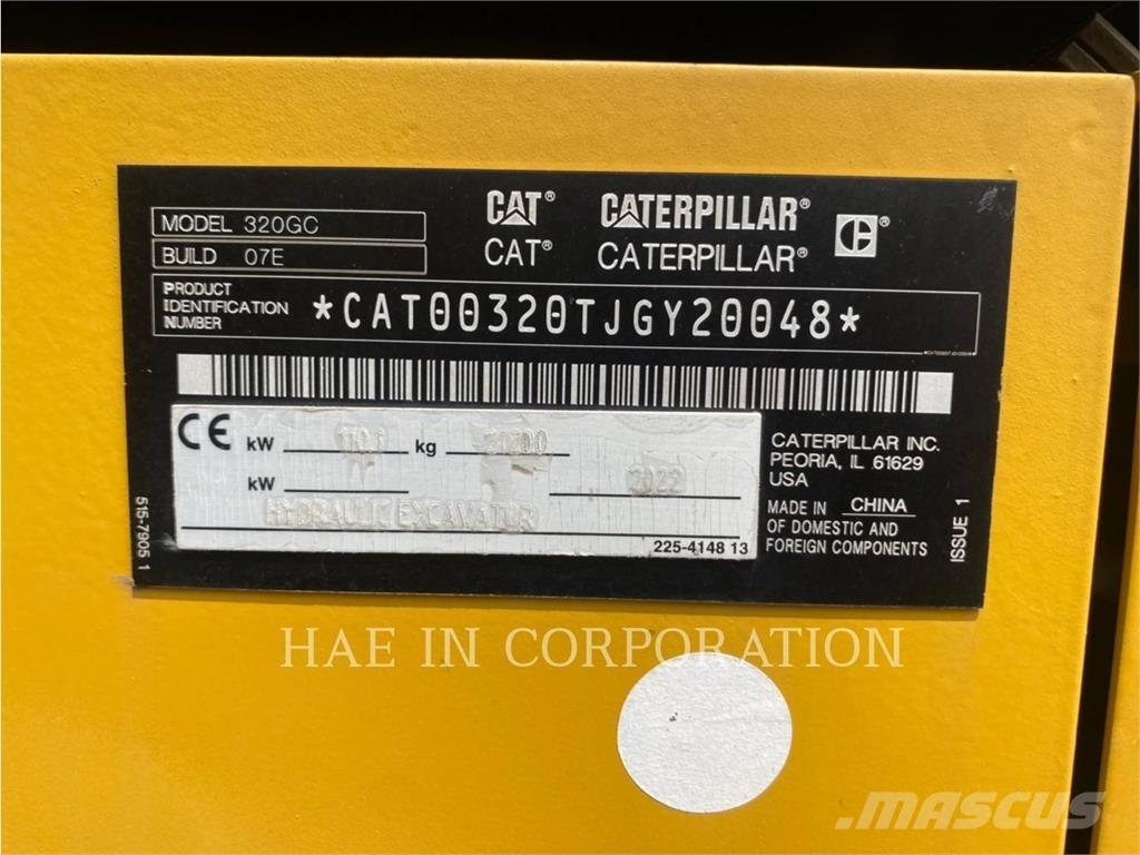 CAT 320-07GC Escavadeiras de esteiras