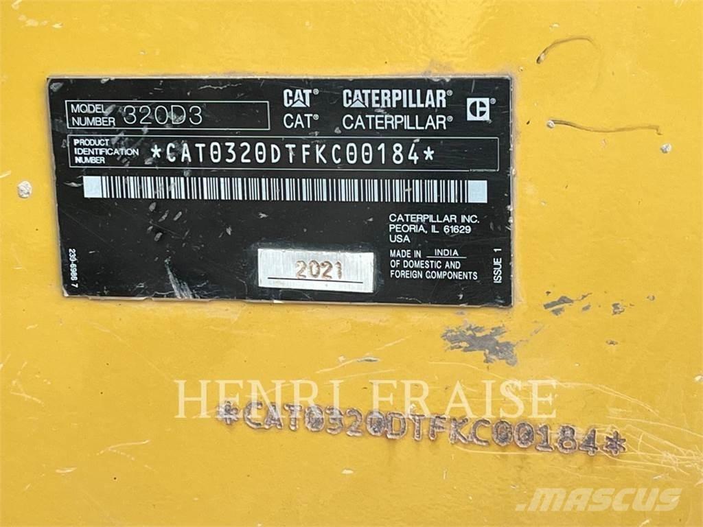 CAT 320D3 Escavadeiras de esteiras
