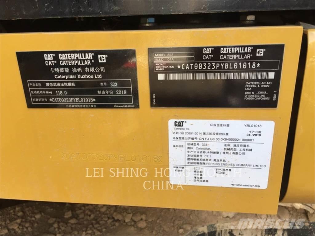 CAT 323-07 Escavadeiras de esteiras