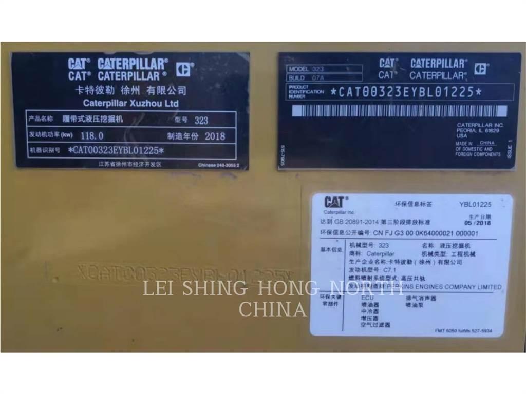 CAT 323-07 Escavadeiras de esteiras