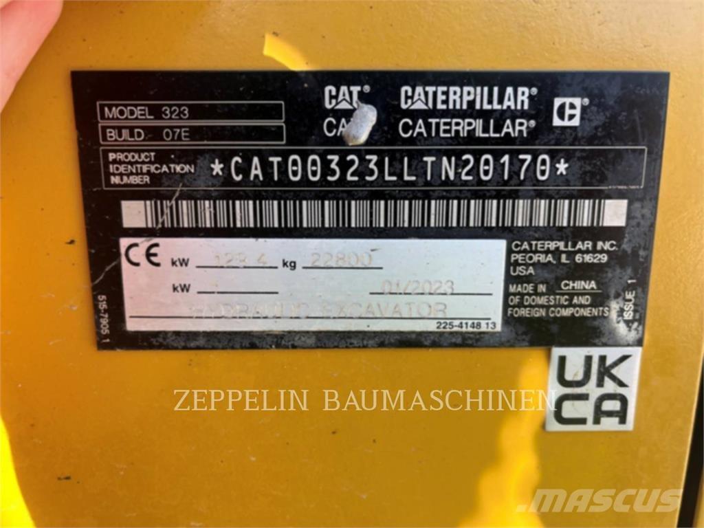 CAT 323-07D Escavadeiras de esteiras
