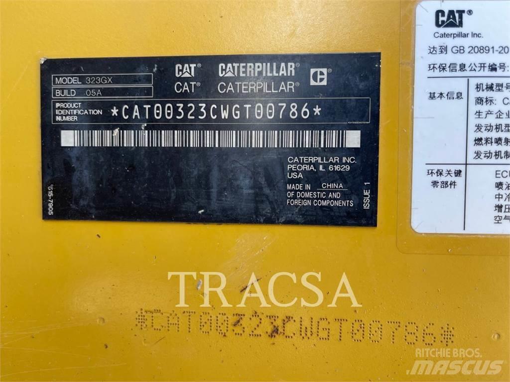 CAT 323GX Escavadeiras de esteiras