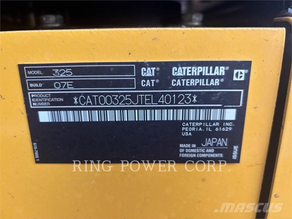 CAT 325 Escavadeiras de esteiras