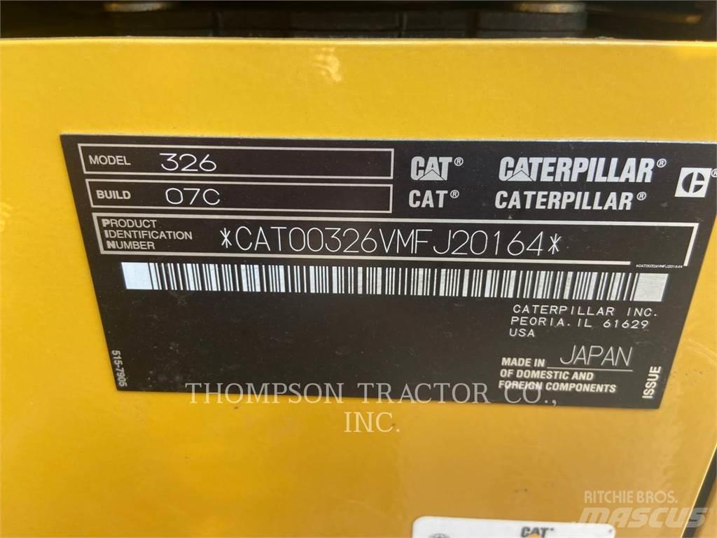 CAT 326 Escavadeiras de esteiras
