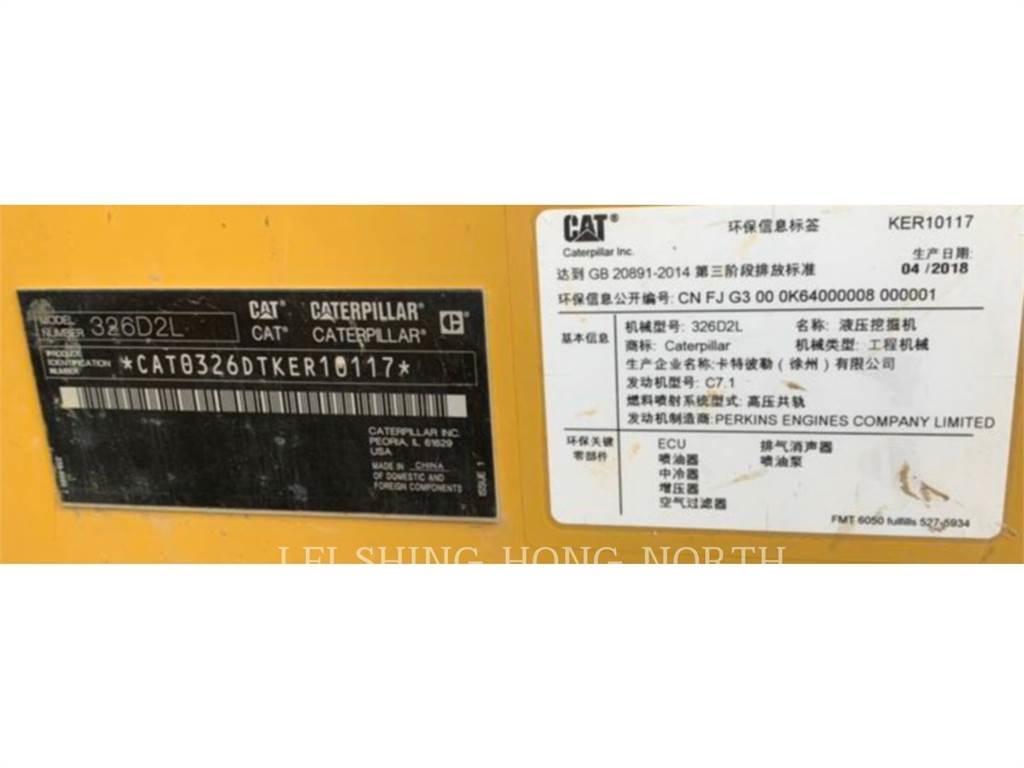 CAT 326D2L Escavadeiras de esteiras