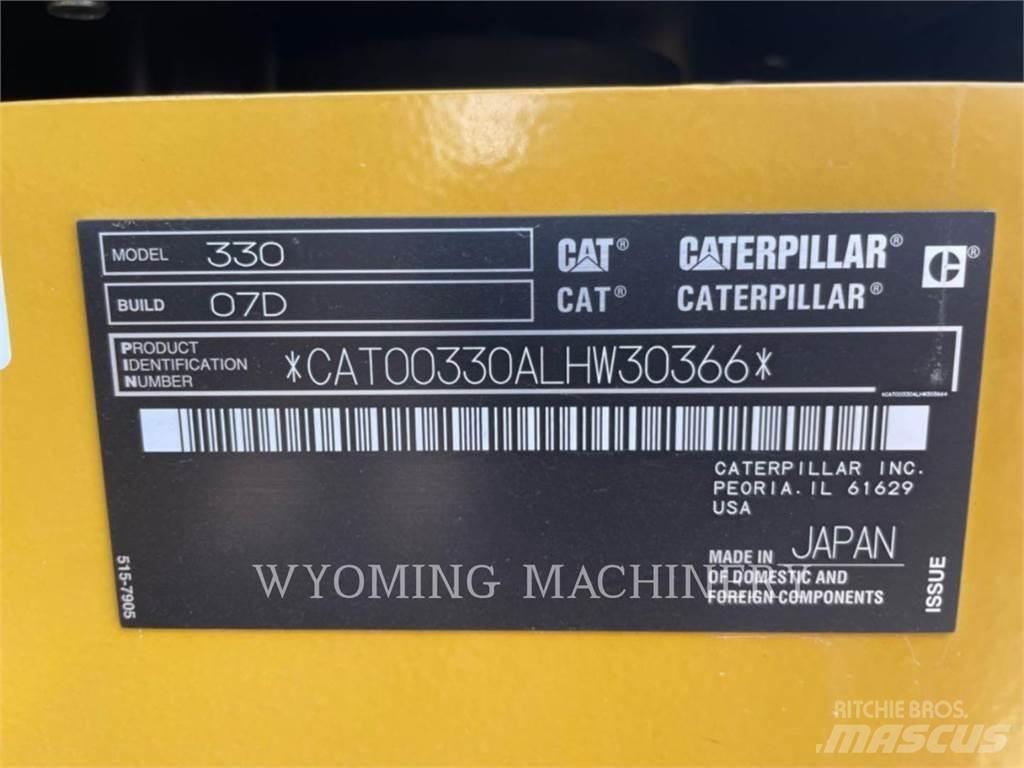 CAT 330 Escavadeiras de esteiras