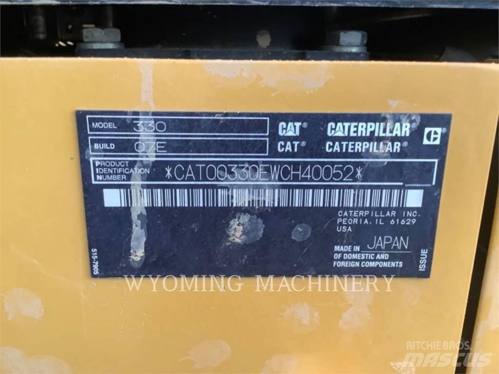 CAT 330 Escavadeiras de esteiras