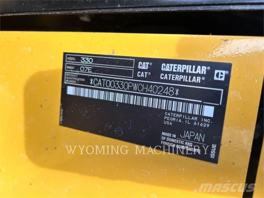 CAT 330 Escavadeiras de esteiras