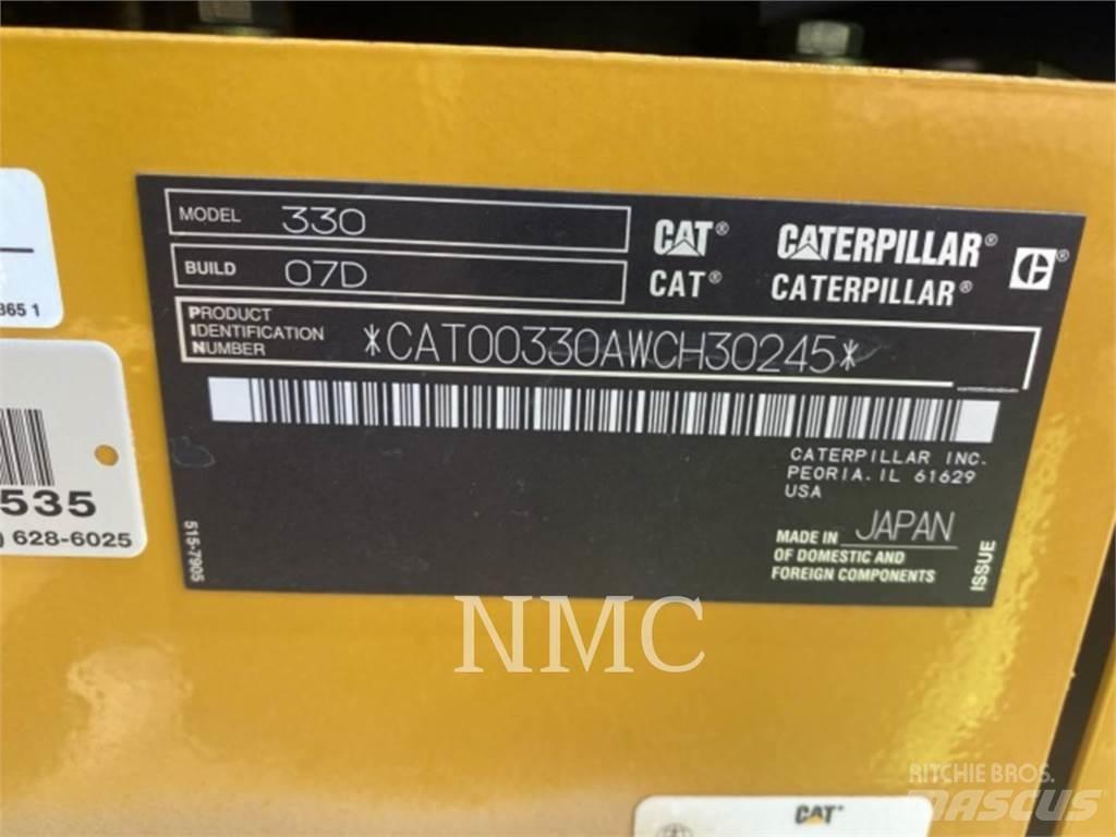 CAT 330 Escavadeiras de esteiras