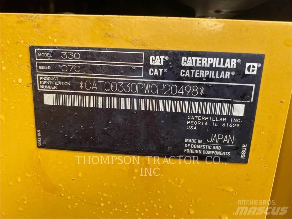 CAT 330 Escavadeiras de esteiras