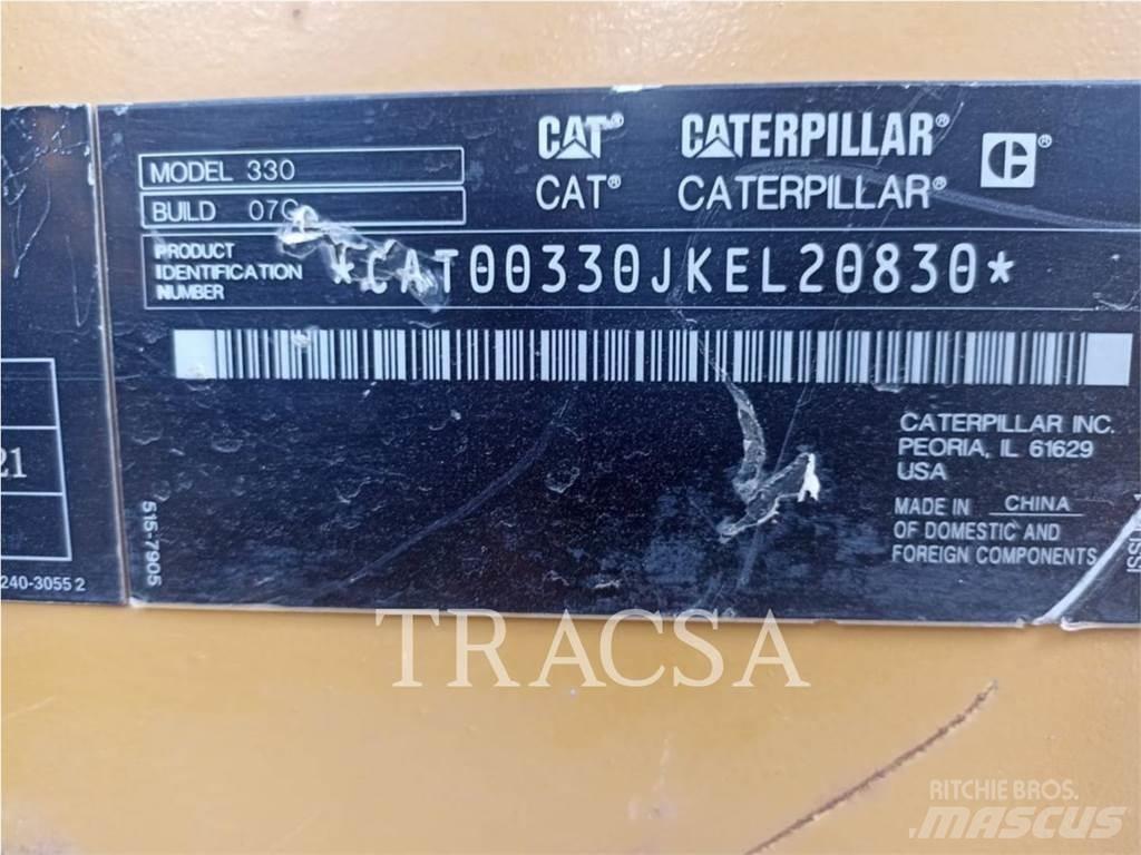 CAT 330 Escavadeiras de esteiras