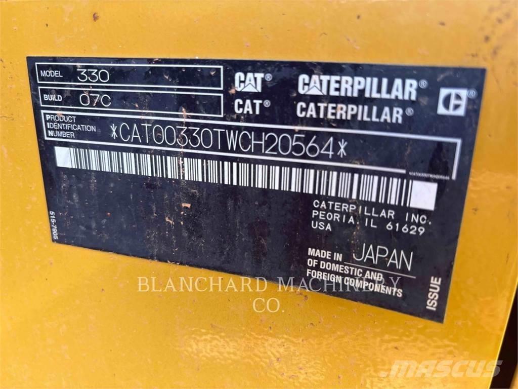 CAT 330 Escavadeiras de esteiras