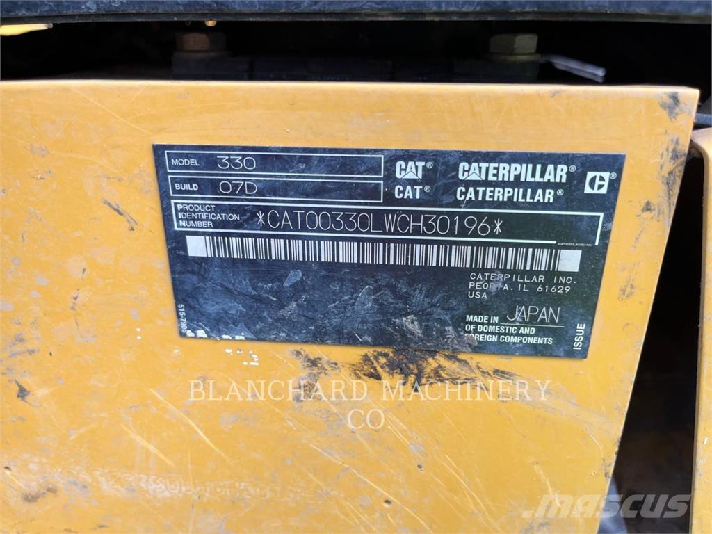 CAT 330 Escavadeiras de esteiras