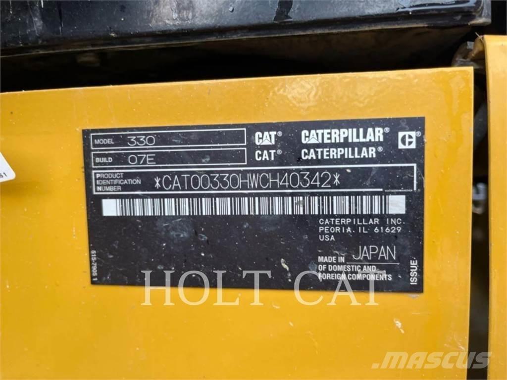CAT 330 TC Escavadeiras de esteiras
