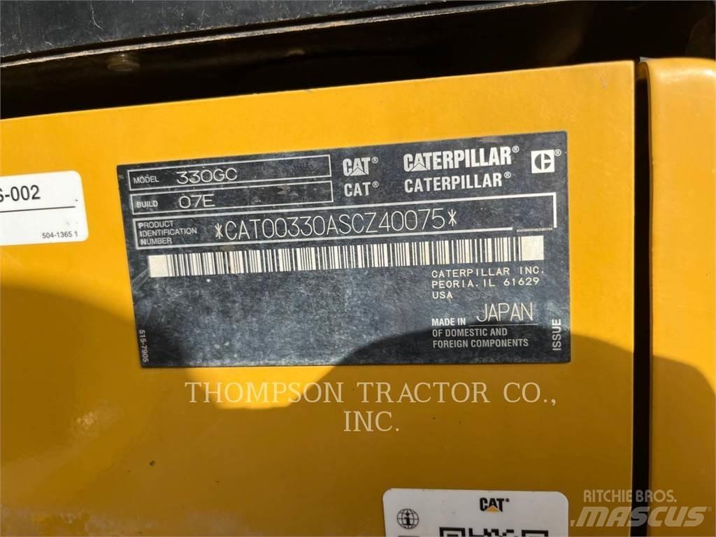 CAT 330GC Escavadeiras de esteiras