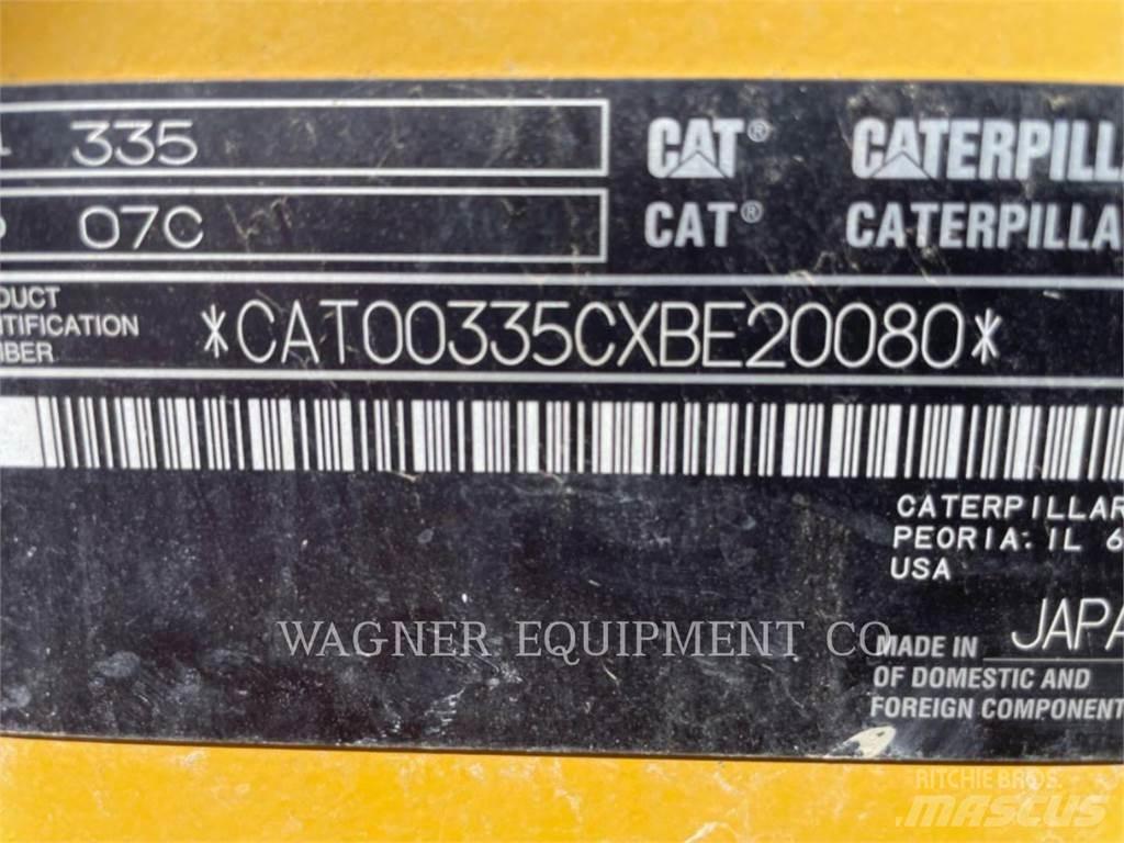 CAT 335 Escavadeiras de esteiras