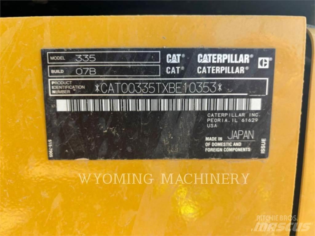 CAT 335 Escavadeiras de esteiras