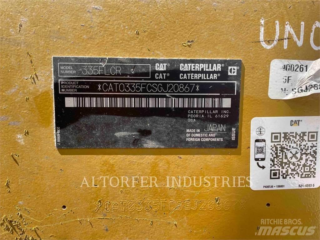 CAT 335F LCR Escavadeiras de esteiras