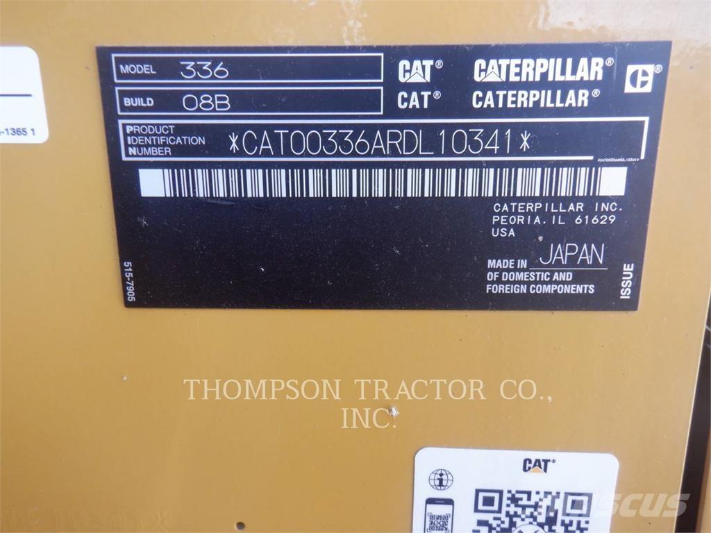 CAT 336 Escavadeiras de esteiras