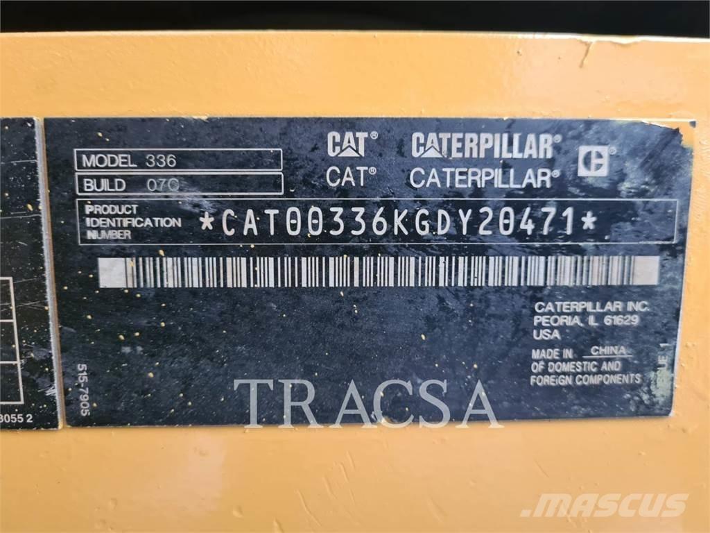 CAT 336 Escavadeiras de esteiras