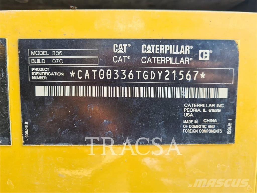CAT 336 Escavadeiras de esteiras