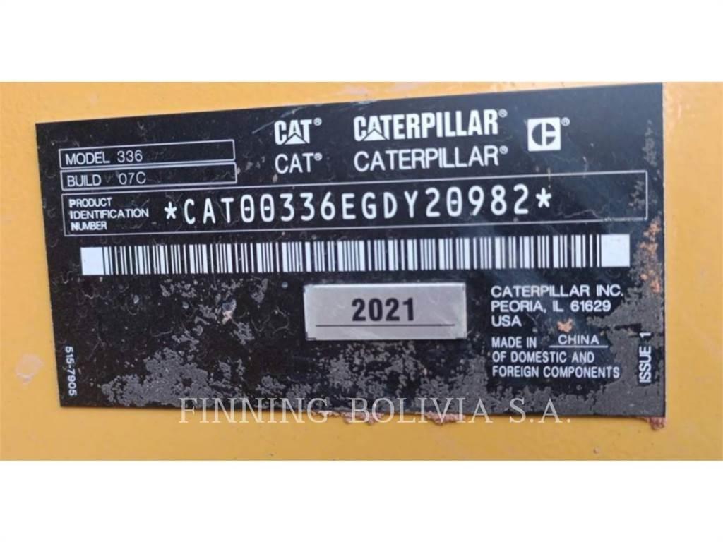 CAT 336-07 Escavadeiras de esteiras