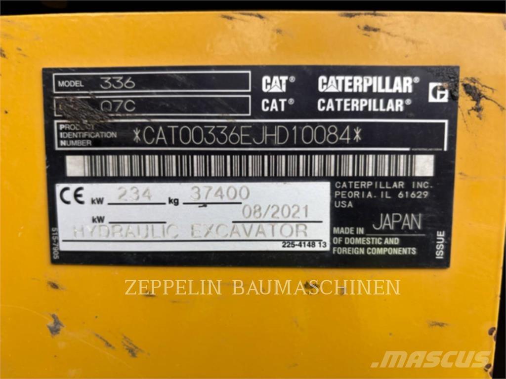 CAT 336-07C Escavadeiras de esteiras