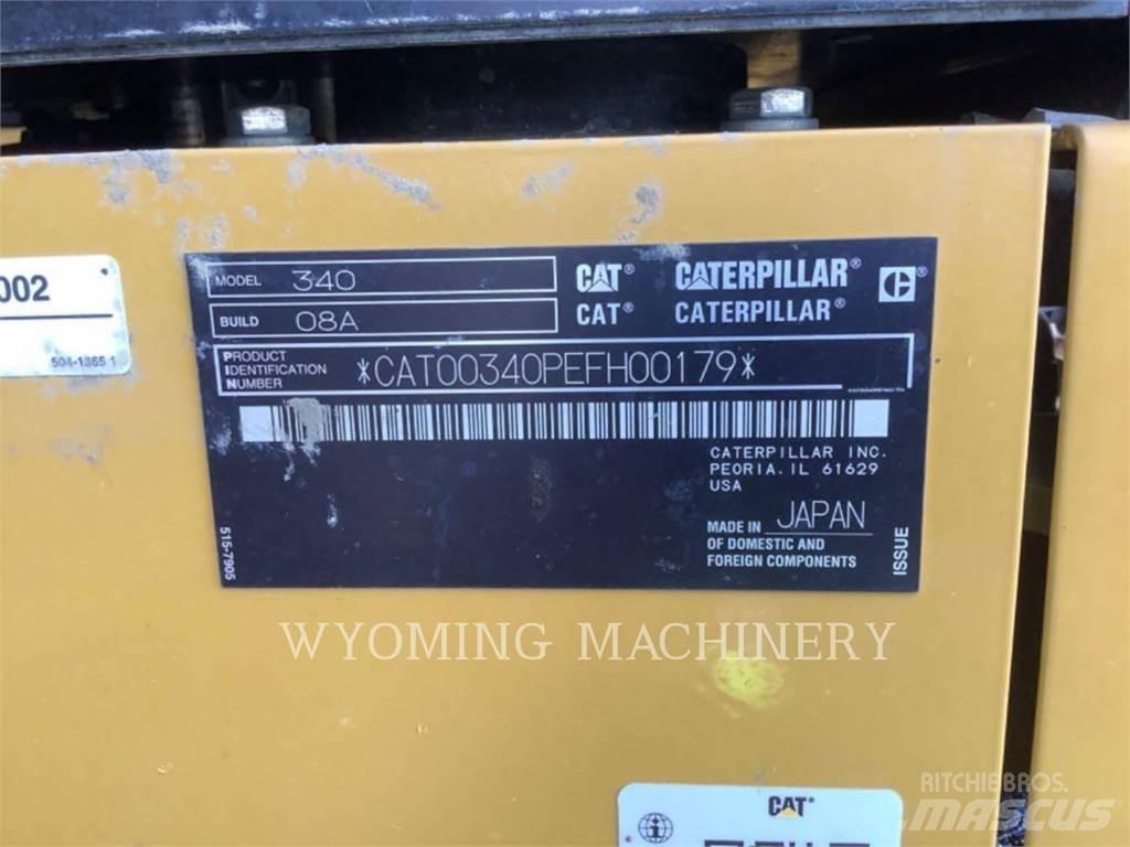 CAT 340 Escavadeiras de esteiras