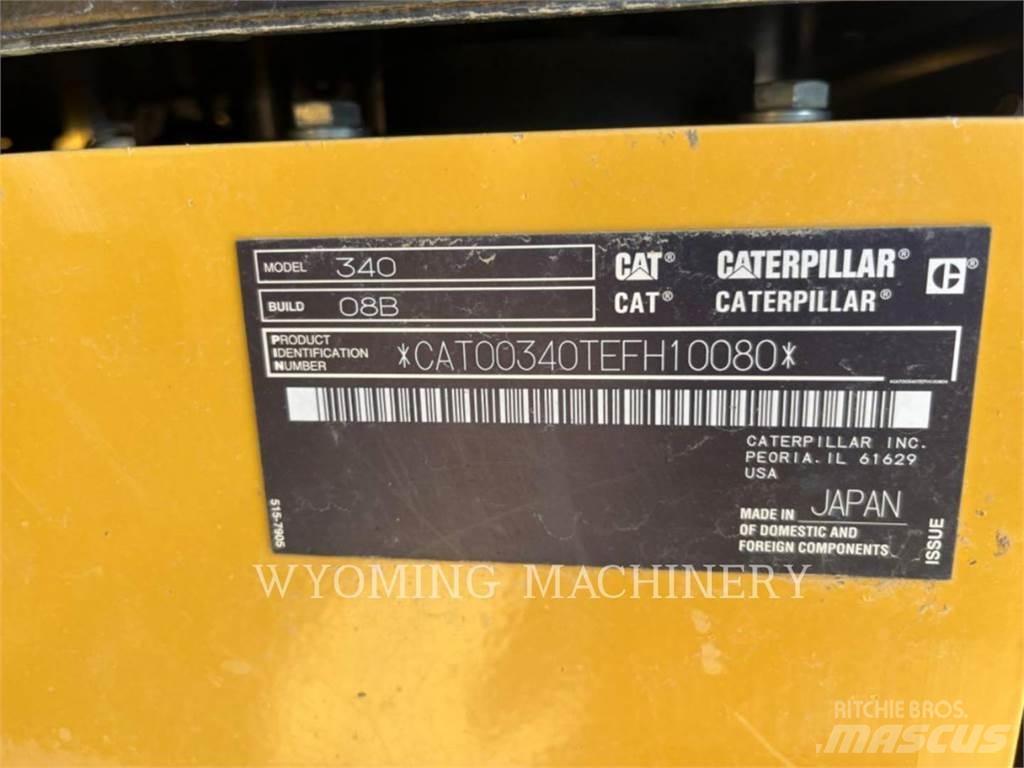 CAT 340 Escavadeiras de esteiras