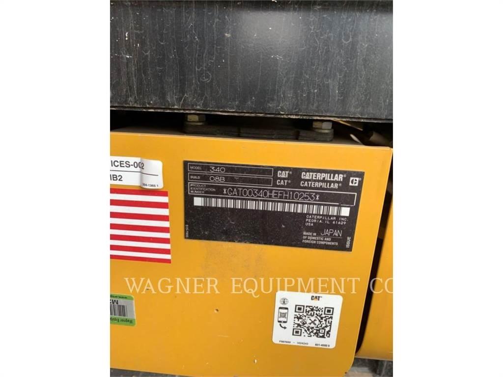 CAT 340 Escavadeiras de esteiras