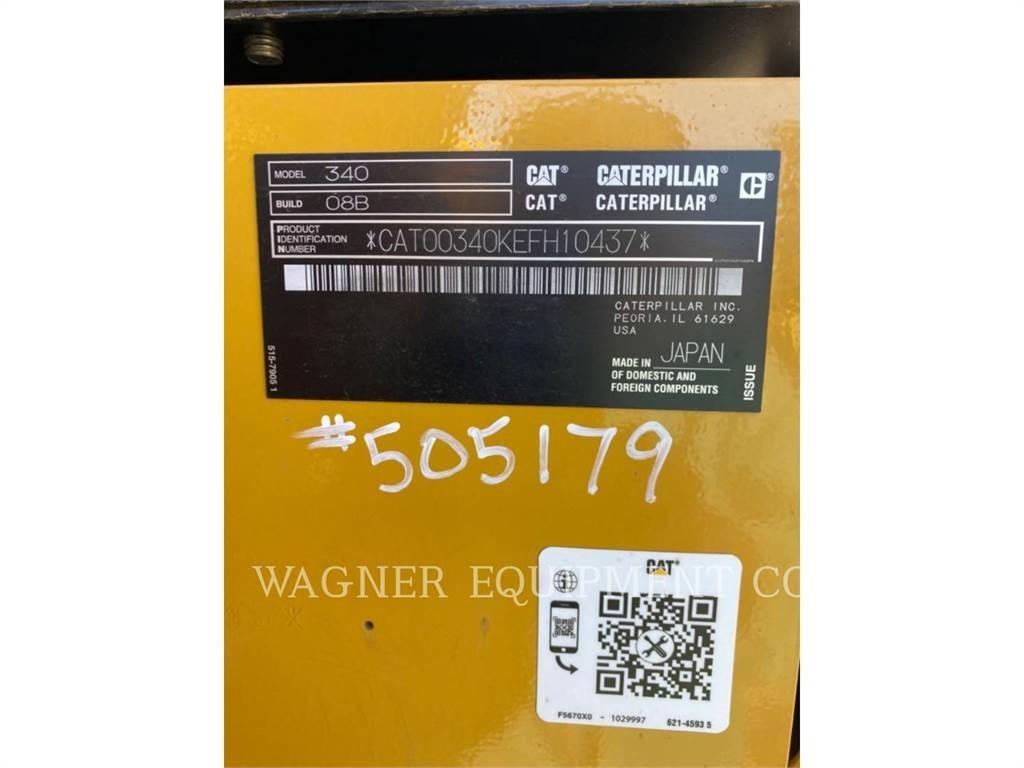 CAT 340 Escavadeiras de esteiras