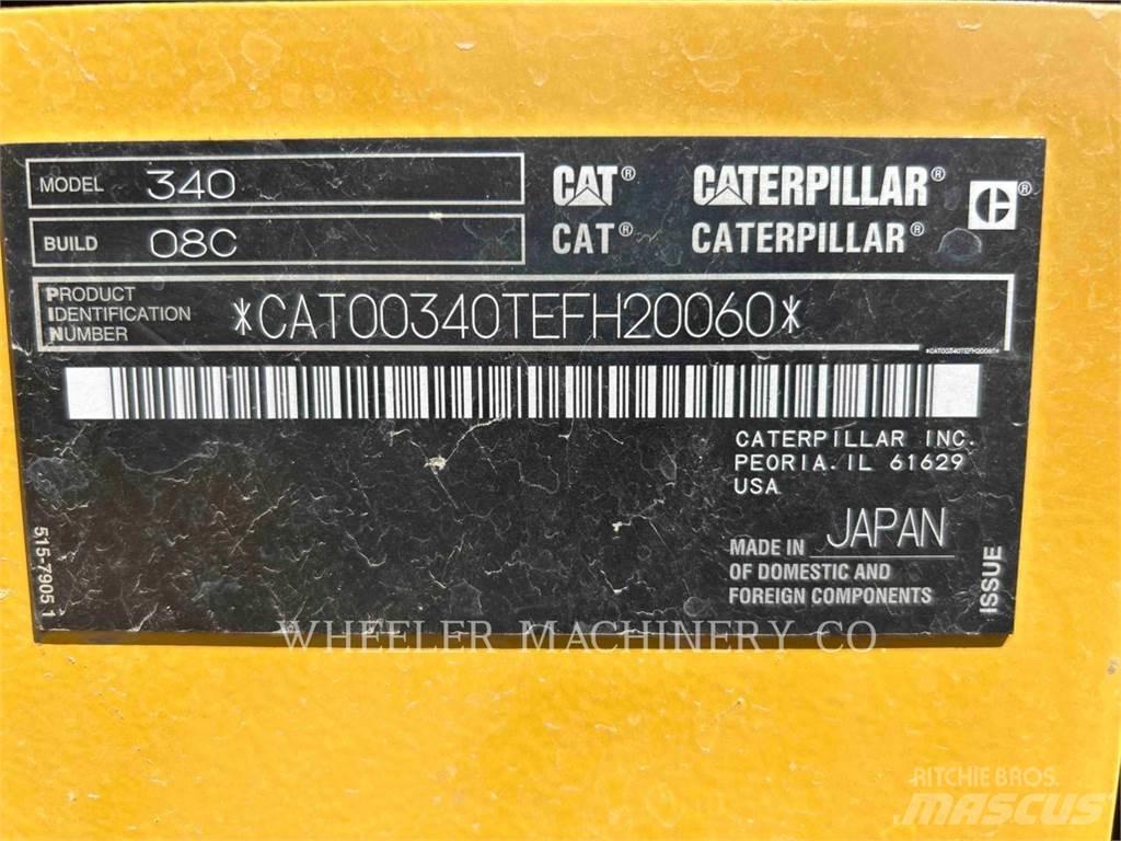CAT 340 Escavadeiras de esteiras