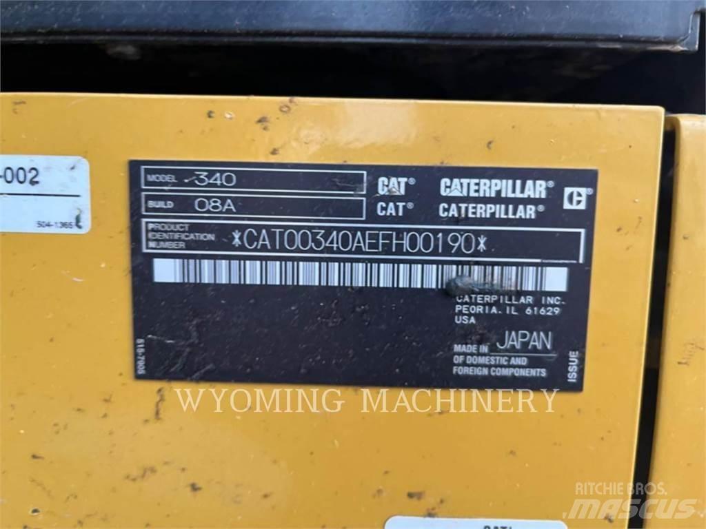 CAT 340 Escavadeiras de esteiras